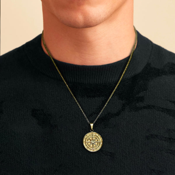 COMPASS PENDANT - GOLD -  - Vibe - VIBE.PK - {{variant_option_1}} - {{variant_option_2}} - {{variant_option_3}} - {{variant_title}}
