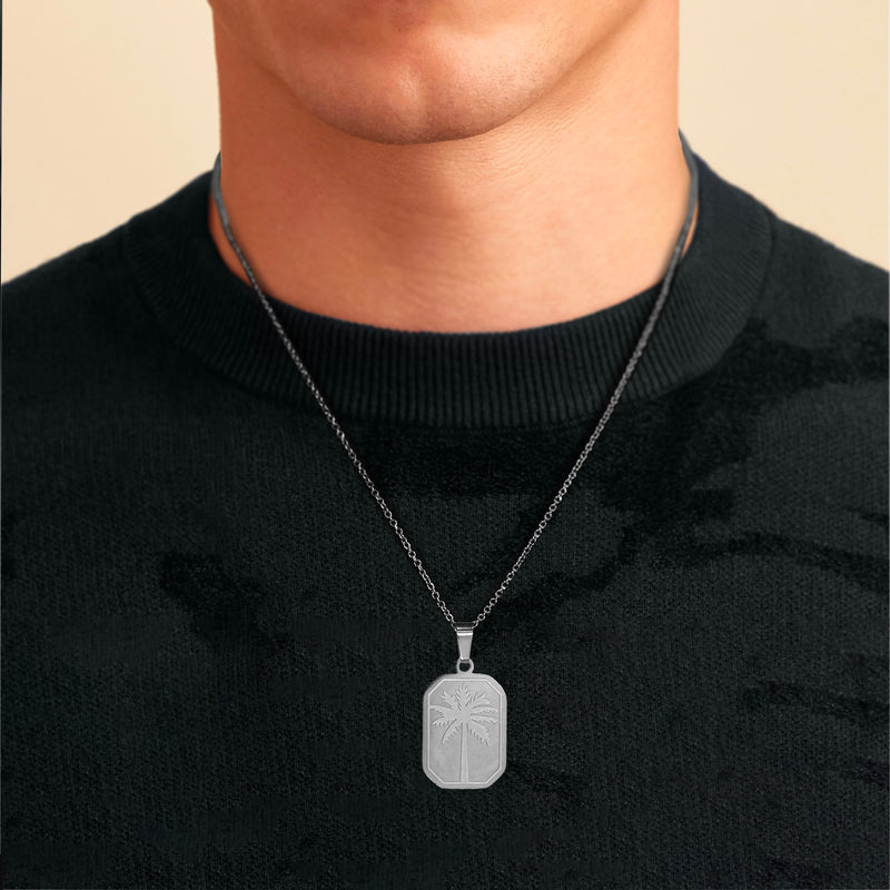 PALM TREE PENDANT - SILVER⁹ -  - Vibe - VIBE.PK - {{variant_option_1}} - {{variant_option_2}} - {{variant_option_3}} - {{variant_title}}