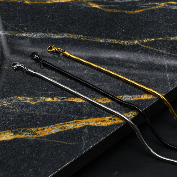 SNAKE BRACELET - SILVER - 3MM -  - Vibe - VIBE.PK - {{variant_option_1}} - {{variant_option_2}} - {{variant_option_3}} - {{variant_title}}