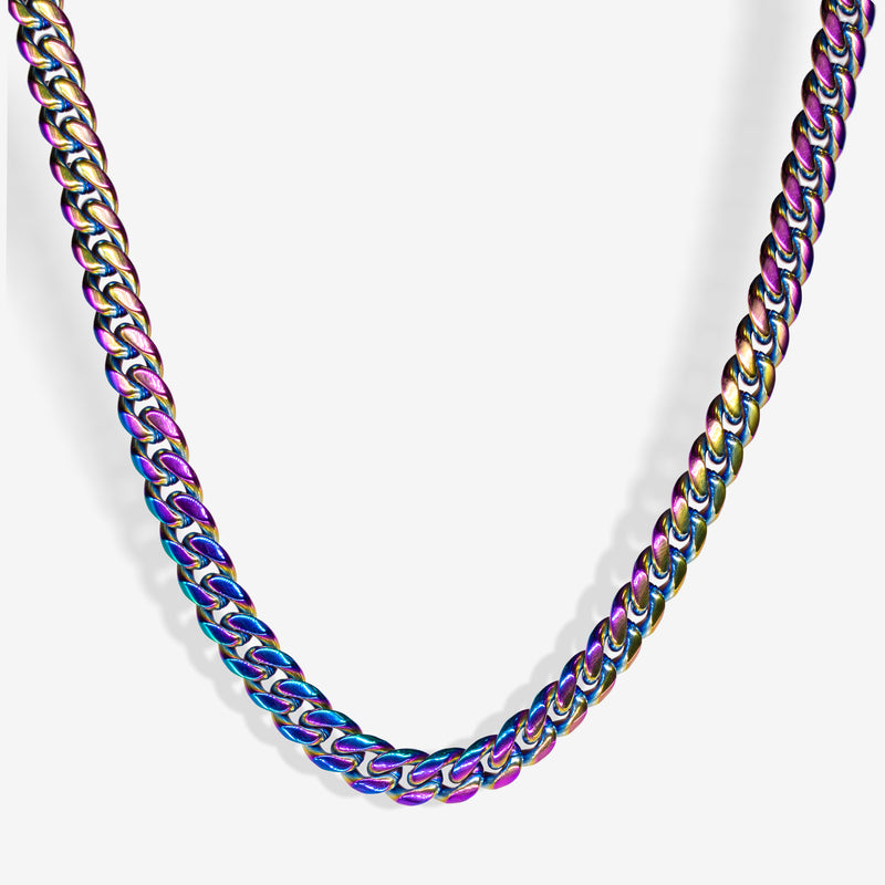CUBAN CHAIN - RAINBOW - 10MM -  - Vibe - VIBE.PK - {{variant_option_1}} - {{variant_option_2}} - {{variant_option_3}} - {{variant_title}}
