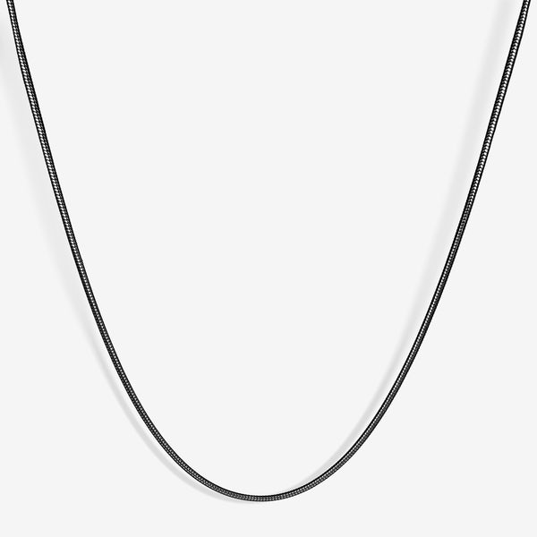 SNAKE CHAIN - BLACK - 1.5MM -  - Vibe - VIBE.PK - 22 Inches -  -  - 22 Inches