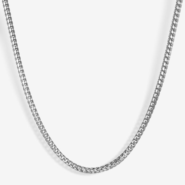 FOXTAIL CHAIN - SILVER - 4MM -  - Vibe - VIBE.PK - 22 Inches -  -  - 22 Inches