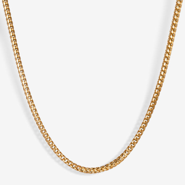 FOXTAIL CHAIN - GOLD - 4MM -  - Vibe - VIBE.PK - 22 Inches -  -  - 22 Inches