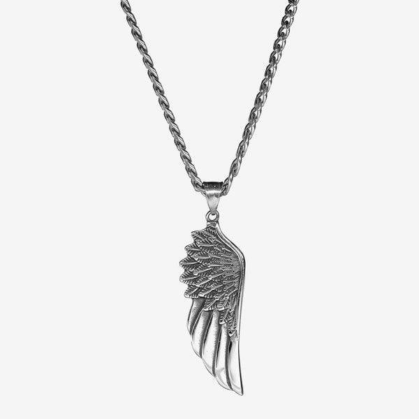 WING PENDANT - SILVER - VIBE.PK