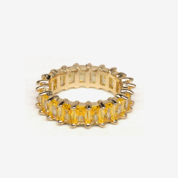 ASSCHER CUT ETERNITY BAND - GOLD -  - Vibe - VIBE.PK - {{variant_option_1}} - {{variant_option_2}} - {{variant_option_3}} - {{variant_title}}