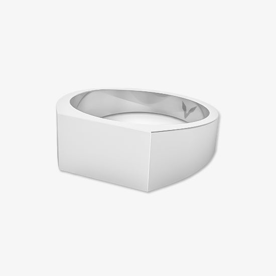 SOLID SIGNET RING - SILVER -  - Vibe - VIBE.PK - {{variant_option_1}} - {{variant_option_2}} - {{variant_option_3}} - {{variant_title}}