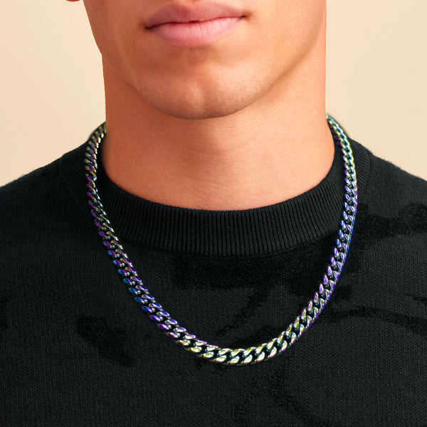 CUBAN CHAIN - RAINBOW - 10MM -  - Vibe - VIBE.PK - {{variant_option_1}} - {{variant_option_2}} - {{variant_option_3}} - {{variant_title}}