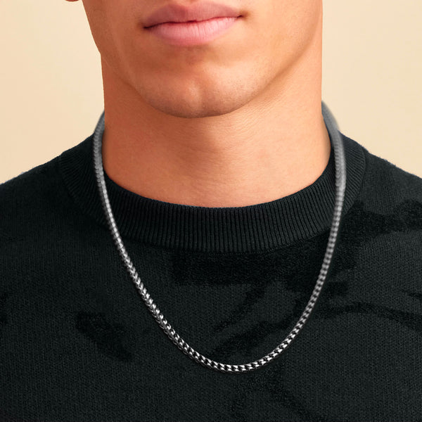 FOXTAIL CHAIN - SILVER - 4MM -  - Vibe - VIBE.PK - {{variant_option_1}} - {{variant_option_2}} - {{variant_option_3}} - {{variant_title}}