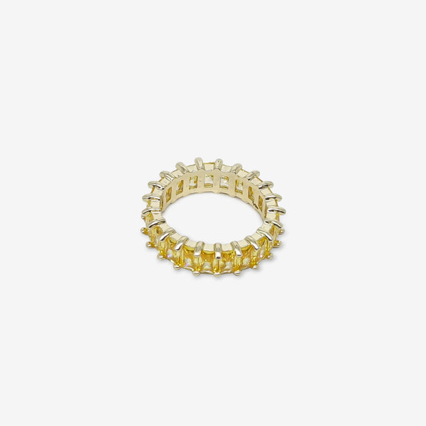 ASSCHER CUT ETERNITY BAND - GOLD -  - Vibe - VIBE.PK - {{variant_option_1}} - {{variant_option_2}} - {{variant_option_3}} - {{variant_title}}